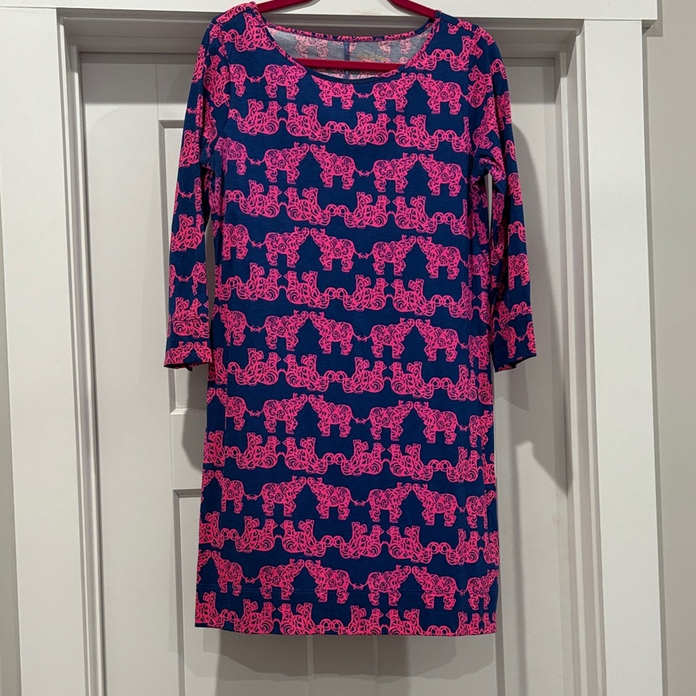 Lilly Pulitzer Pink and Blue Dress